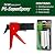 PC Products PC-Super Epoxy Adhesive Paste Kit, Two-Part with 50ml Cartridge and PPM-50 Dispensing Gun, Translucent 588