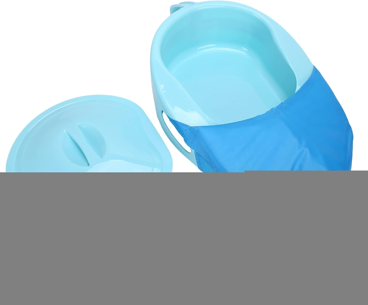 Patient Bed Pan with Lid, Professional Thick PP Smooth Bed Pan, Big Bed