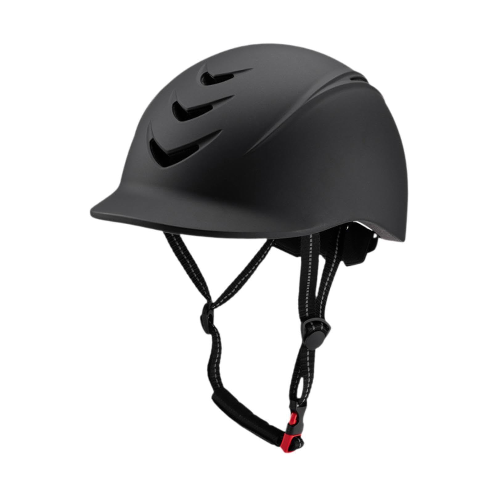 Casco da equitazione confortevole, regolabile, protettivo, leggero, ventilato, per gli appassionati di sport d'avventura all'aria aperta, equitazione,