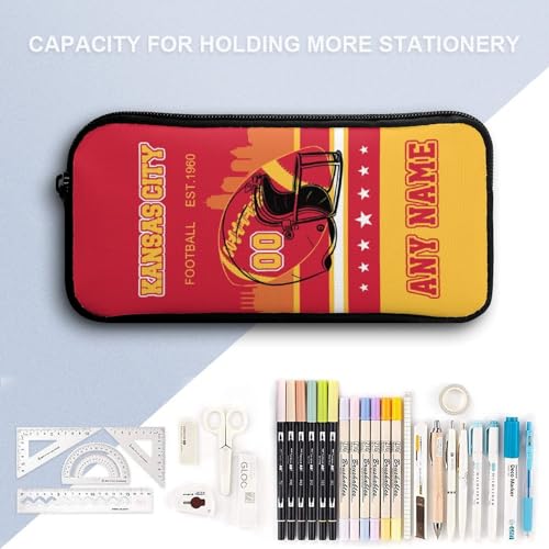 Custom Kansas City Backpack 3PCS Set Lunch Bag Pencil Case Box Personalized Name Number Fan Gifts for Girl Boy Men Women4