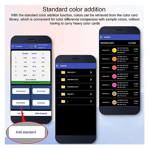 Analyseur de couleurs précis pour mesurer la différence de couleur avec exactitude