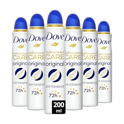 DOVE Déodorant Spray soin quotidien des aisselles pour rester frais après le sport ou au bureau