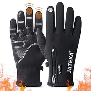 Fahrradhandschuhe Herren Winter Wasserdicht Fahrrad Handschuhe Männer Damen Touchscreen Handschuhe Outdoor Winddichte Trainingshandschuhe-vollfinger Cycling Sporthandschuhe Radsport Laufen
