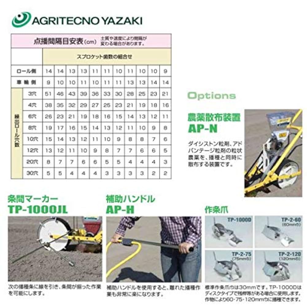 Amazon | アグリテクノ矢崎 (ロール付属) 播種機 クリーンシーダ