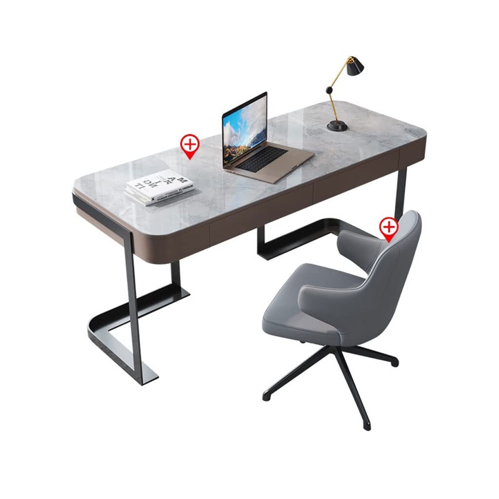 Schreibtische fürs Homeoffice Home Office Desk Workstation Studientisch for Home Office Workstation, Moderne minimalistische Schreibtisch im Stil Schreibtische fürs Homeoffice(B,160CM)