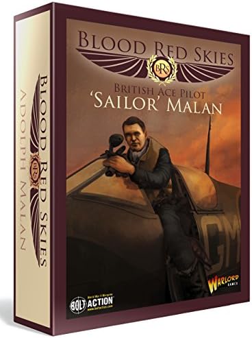 Blood Red Skies British Ace Pilot Adolph Sailor Malan 1:200 Spitfire WWII Mass Air Combat War Game