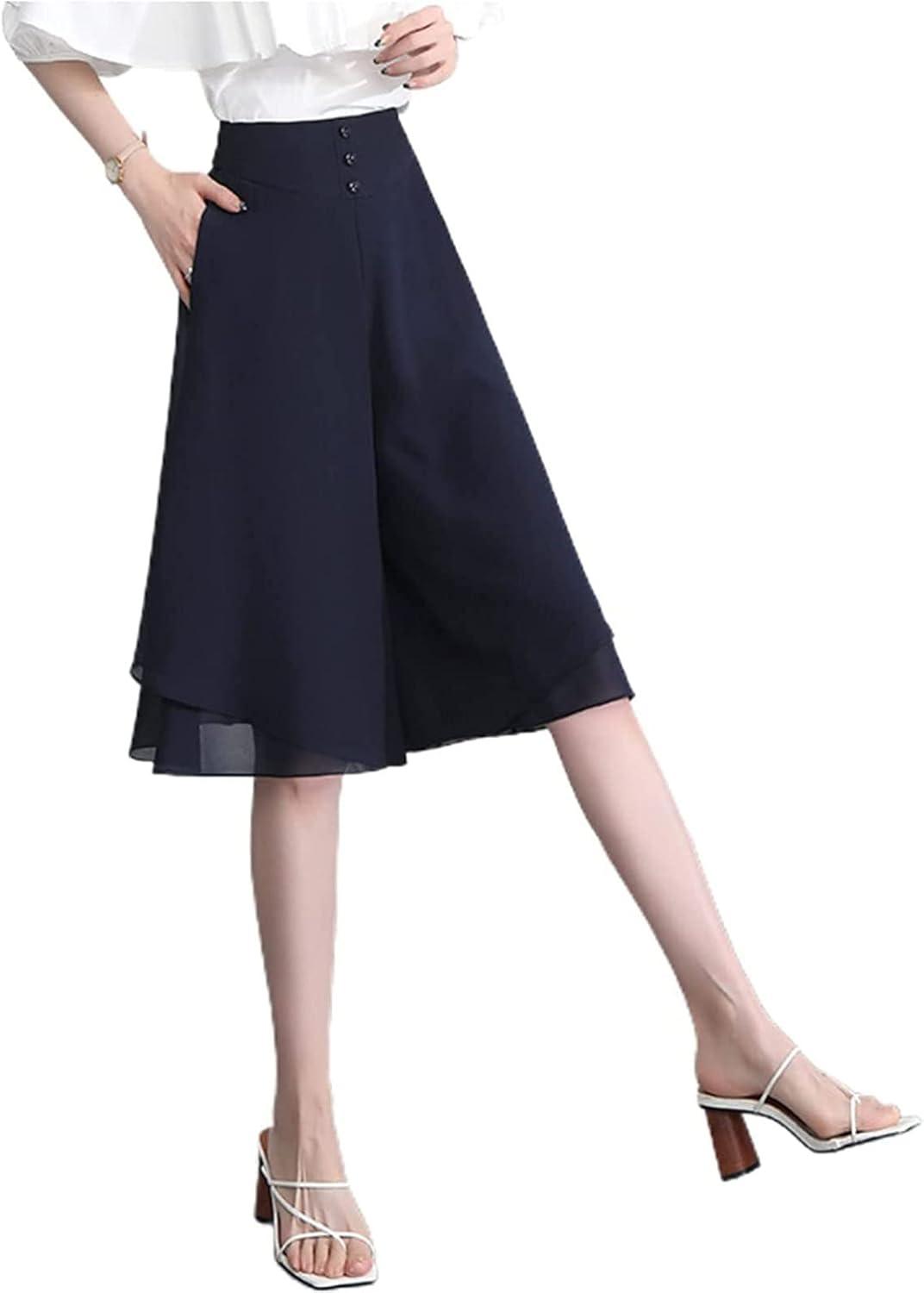 ☆大感謝セール】 2023 ウェーブスカート 美品 ブラック38 ロング