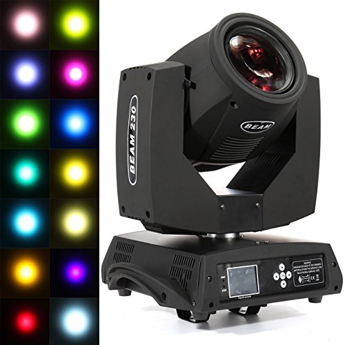Ridgeyard 4 Pcs Touch Screen Beam Lights 230W Zoom Beam Moving Head Light 8 Prism 16Ch 14 Color Dmx512 Dj Bar Party Stage Beam Light(4Pcs) #TOP1