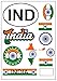 aprom StickerProfis - Carta adesiva indiana per auto, moto, motivo bandiera