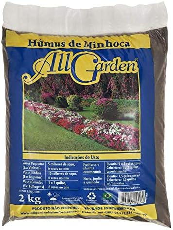 Adubo All Garden Humus de Minhoca 2kg