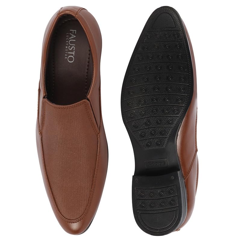 Image of FAUSTO Men Formal Pull-On Shoes