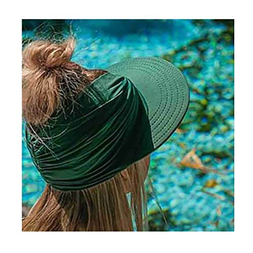 Viseira Boné Turbante Feminina Verão L-02 (Preto)