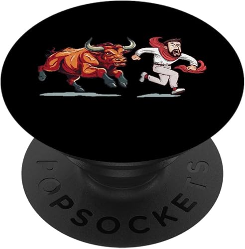 Saint Fermin Bulls Running PopSockets Standard PopGrip