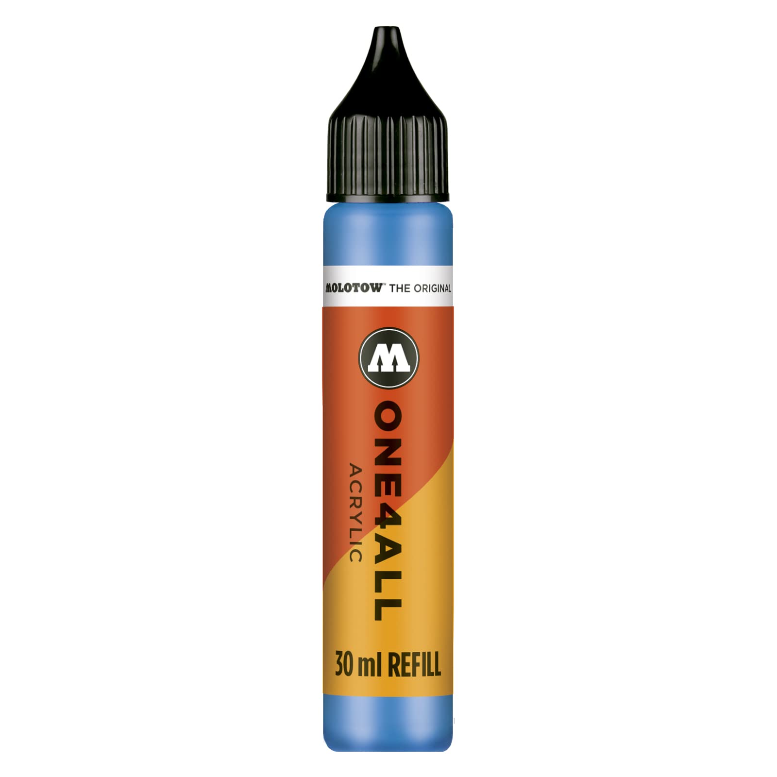 Molotow ONE4ALL Refill Acrylic, Colour 230 Shock Blue, 30 ml, Refill Ink for Permanent Marker
