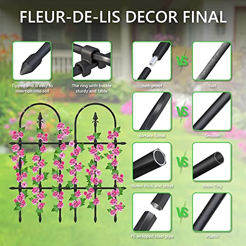 Garden Trellis For Climbing Plants Outdoor,Rustproof Sturdy Garden Arch Trellis For Potted Plants Outdoor Decoration,Plant Trellis Support Climbing Rose Vine Vegetable Flower Ivy Grape #TOP2