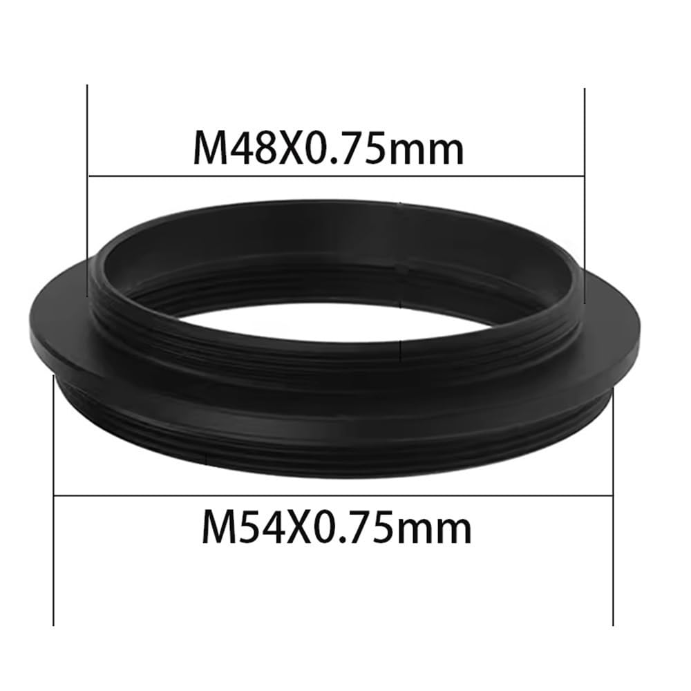 Tubo de extensión de Lente Anillo Adaptador de telescopio con Rosca Macho M48 a M54, aleación Aluminio, Herramienta for