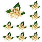 Photo Gallery haoshics 10 fiori artificiali di natale, coni di pino artificiali di bacche di bacca per ghirlanda di natale, fai da te, decorazioni floreali per feste (oro) Photo Gallery haoshics 10 fiori artificiali di natale, coni di pino artificiali di bacche di bacca per ghirlanda di natale, fai da te, decorazioni floreali per feste (oro)
