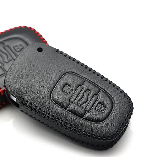 Étui clé Audi anti-choc protège télécommande A6 Q8 rouge