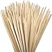 ORANGE DEAL 100 Lagerfeuerspieße 90 cm x Ø6mm aus Bambus zum Rösten von Stockbrot, Marshmallows, Bratwürsten Maiskolben für Gartenparty ohne Reinigen rostfrei