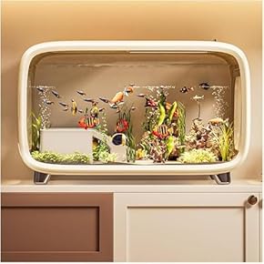 ⭐️限定1品⭐️ インテリジェント散水装置 インテリア 水槽 自宅 4-2708-02 LED＆フィルター付オールインワン水槽セット