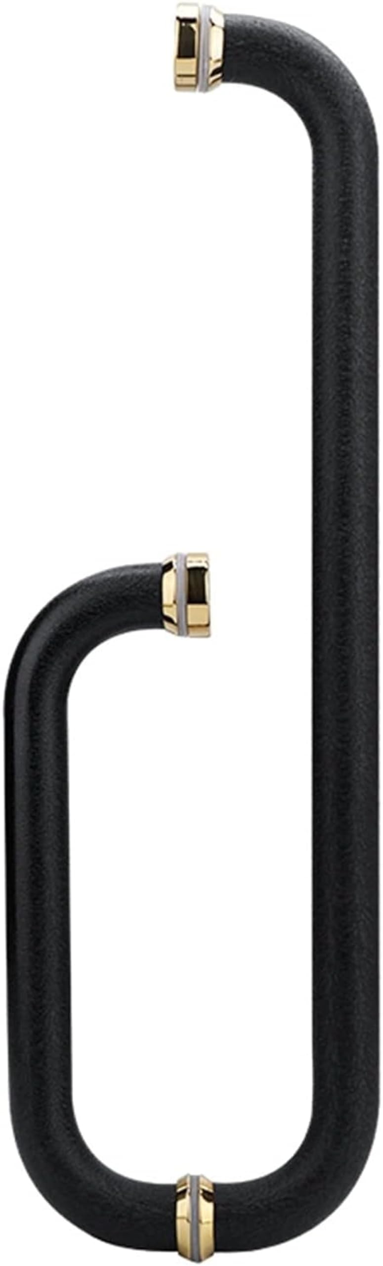 Poignée de porte coulissante noire : réparez votre douche en verre