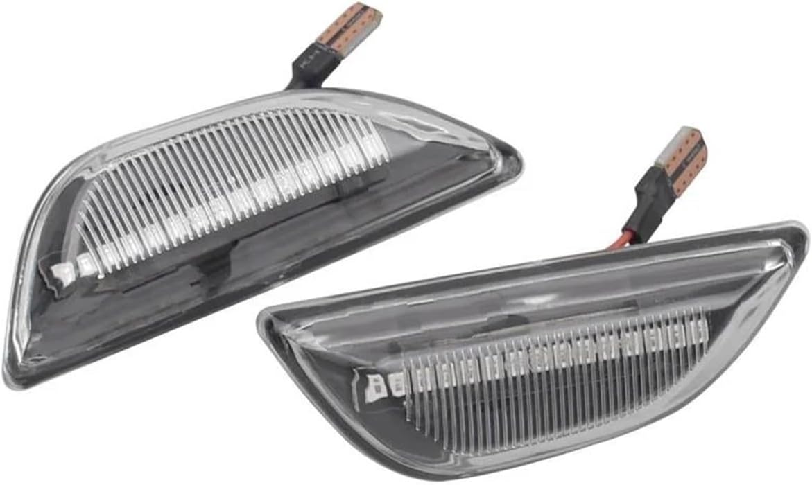 PPUMP Clignotant Latéraux Pour Citroen XM ZX Pour Break Pour Xsara Pour Xantia Voiture LED Clignotants Feux De Position Latéraux Clignotants Latéraux Feu D'Encombrement (Size : Dynamic Smoked Black