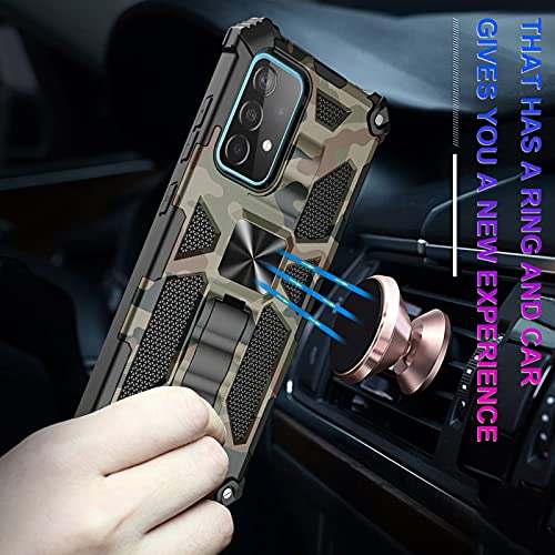 Ysnzaq Heavy Duty Camo Case for Samsung Galaxy S20 FE with Stand MC Green by Ysnzaq - Used condition - Image 3
