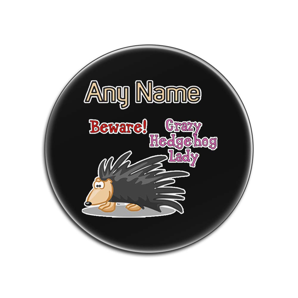 Dessous-de-verre Crazy Hedgehog Lady pour éviter les taches de verre sur vos tables
