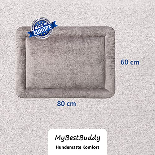 Hundekissen MyBestBuddy Komfort grau 80×60 cm