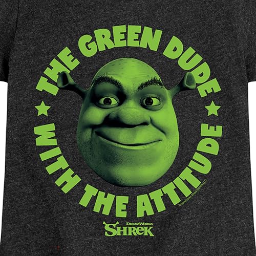 Shrek - Green Dude Attitude - Toddler & Youth Girls Short Sleeve Graphic T-Shirt3