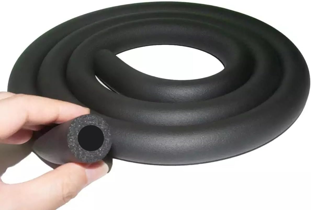 AC Insulation Tube for Copper Pipe - Nitrile Thermal Insulation Rubber Multipurpose Work - 5/8 ID X 1/4 THK 16MM Inner Diameter 6MM Outer Thk