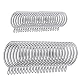 Die Haken sind verchromt, poliert und haben eine glatte Oberfläche ohne Grate zum Auffangen Ihres Vorhangs, kein  Verhaken, Ziehen und Zerren des Vorhangs.