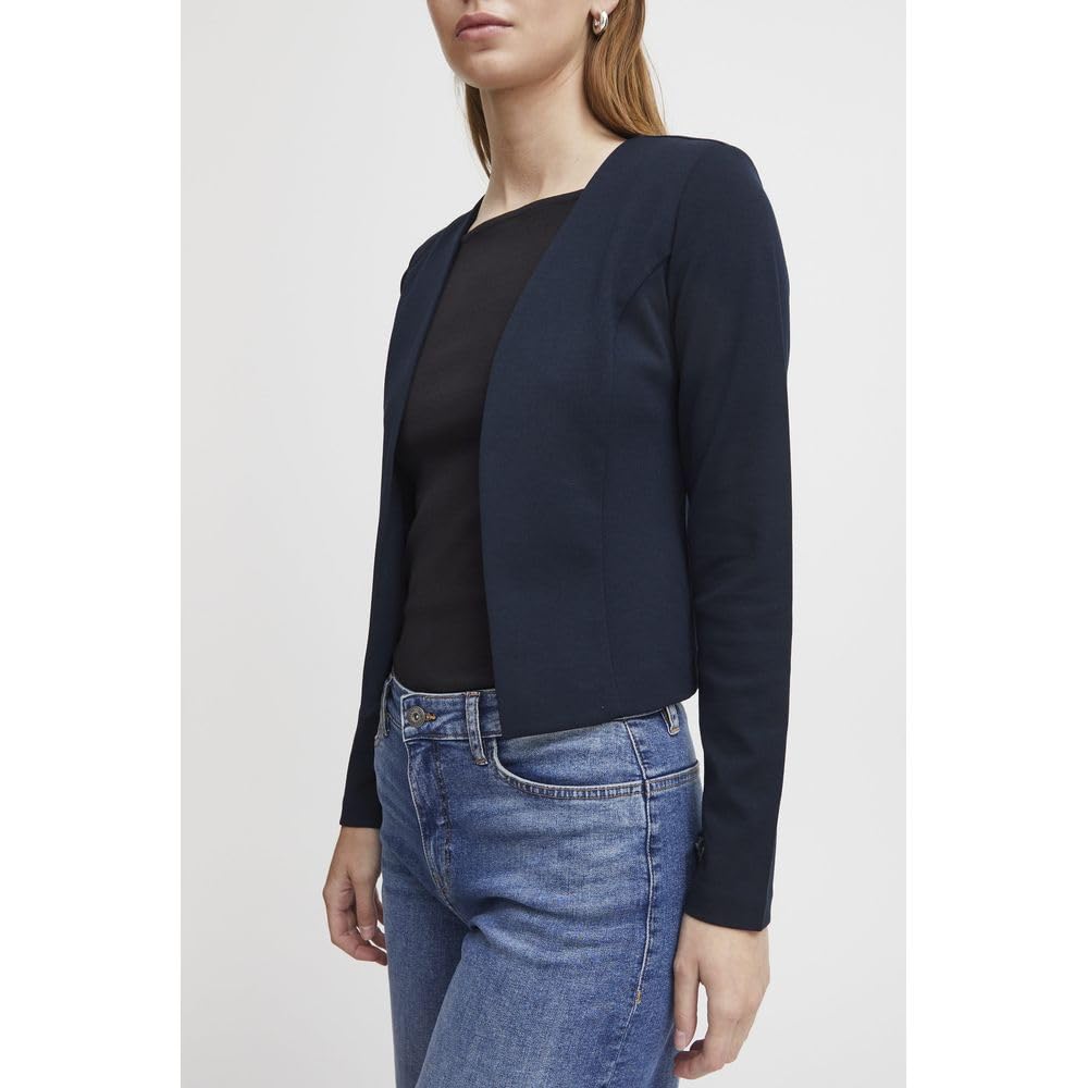 ICHI IHKATE Short BL Damen Blazer Kurzblazer Jacke mit Stretch