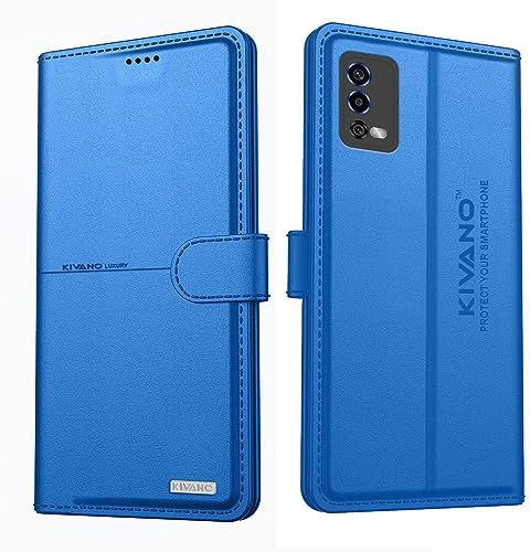 Image of KIVANO Compatible with Oppo F17 Flip Cover | Leather Finish | Inside Pockets & Inbuilt Stand | Shockproof Wallet Style Magnetic Closure Back Cover Case