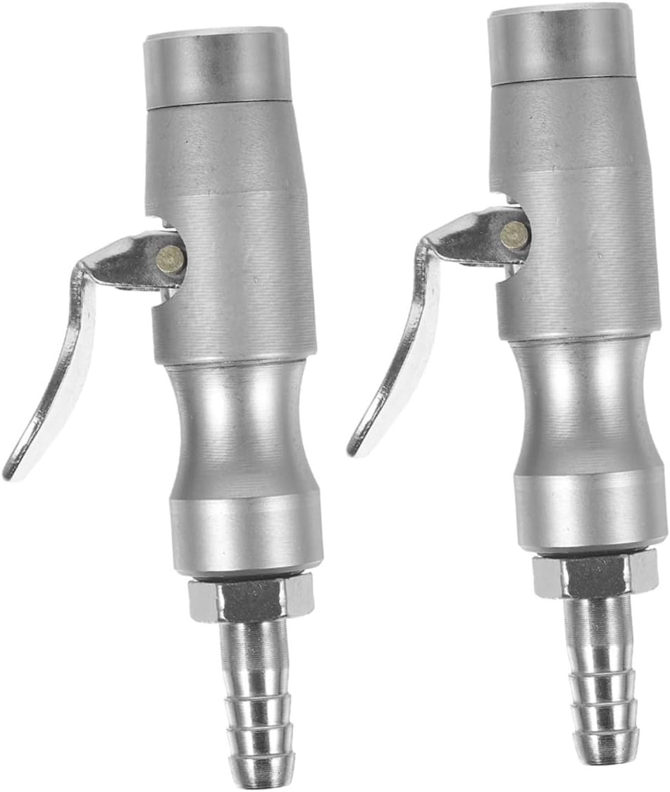 2 Pack Copper Locking Tire Air Chuck for Vehicle Inflation