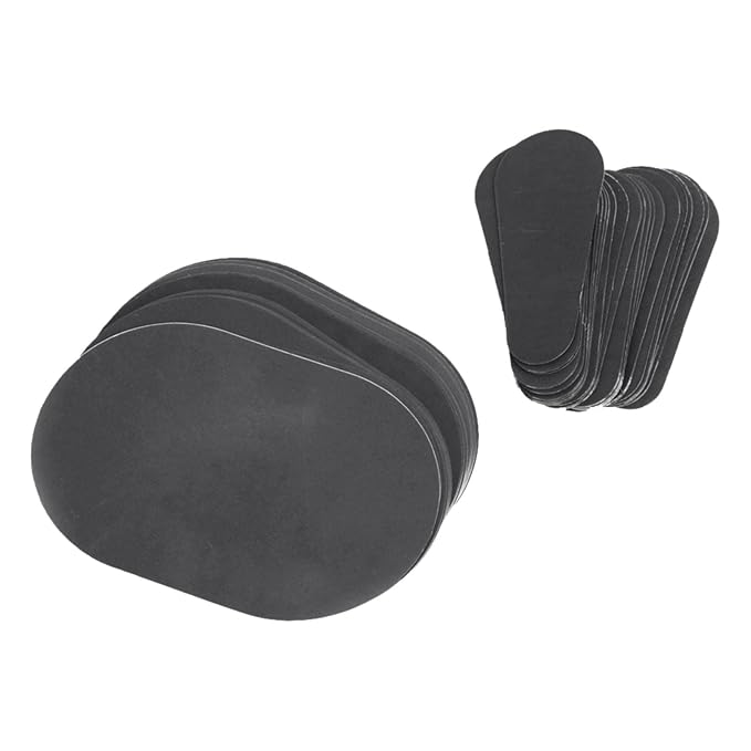 80pcs Refill Pads for Hair Remover Buffer, 2 Sizes Remove
