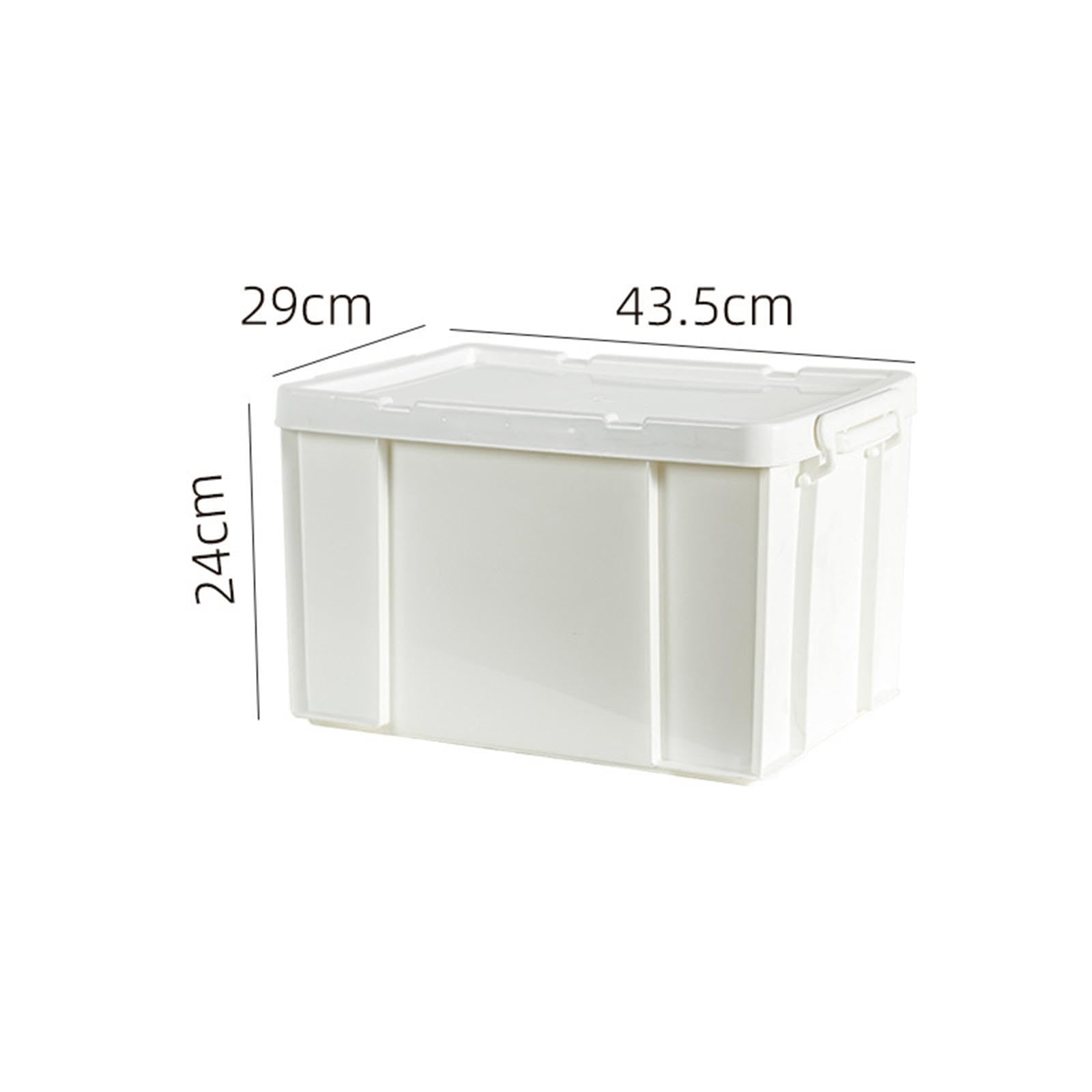 Generic Contenitore Industriale Portaoggetti Contenitore Da Magazzino Scatola Organizzatore Impilabile Materiale Plastica PP Adatto per Officina Casa Magazzin, Bianco