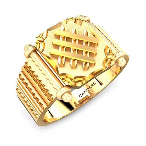Candere By Kalyan Jewellers 22k (916) Yellow Gold Carter Ring