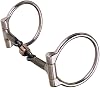 Reinsman 252 Offset Dee Snaffle with 3-Piece Copper Roller; Stage A, 3” Rings, 5” Mouth 716” 3-Piece w Copper Roller