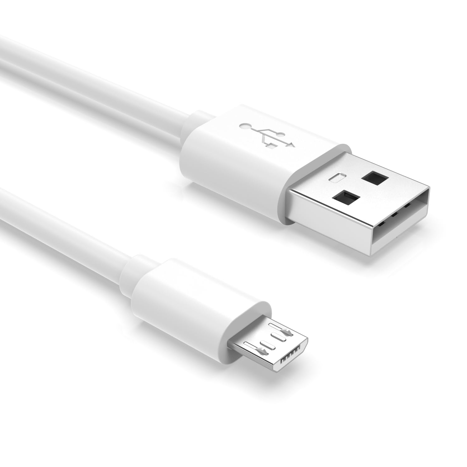 Superer 5 ft White Micro USB Charger Cable Fit for PS4 Controller, Xbox One X S, Kindle Paperwhite, Amazon Fire Tablet, Roku Streaming Stick Express Premiere+, Android Phone Data Sync Power Cord