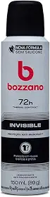 Bozzano Desodorante Aerossol Invisível Branco