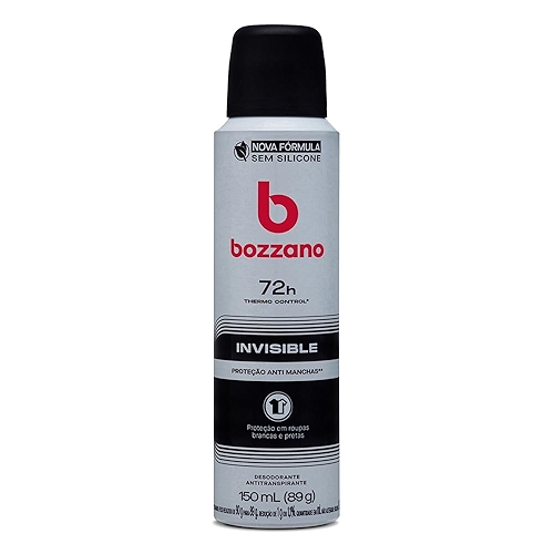 Bozzano Desodorante Aerossol Invisível Branco Bozzano Desodorante Aerossol Invisível Branco