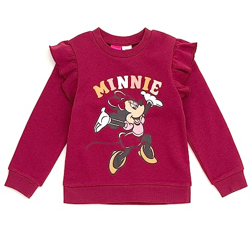 Image of Disney Girls Fleece Sweatshirt and Jogger Pants Outfit Set Newborn to Big Kid Sizes (Newborn - 14-16)