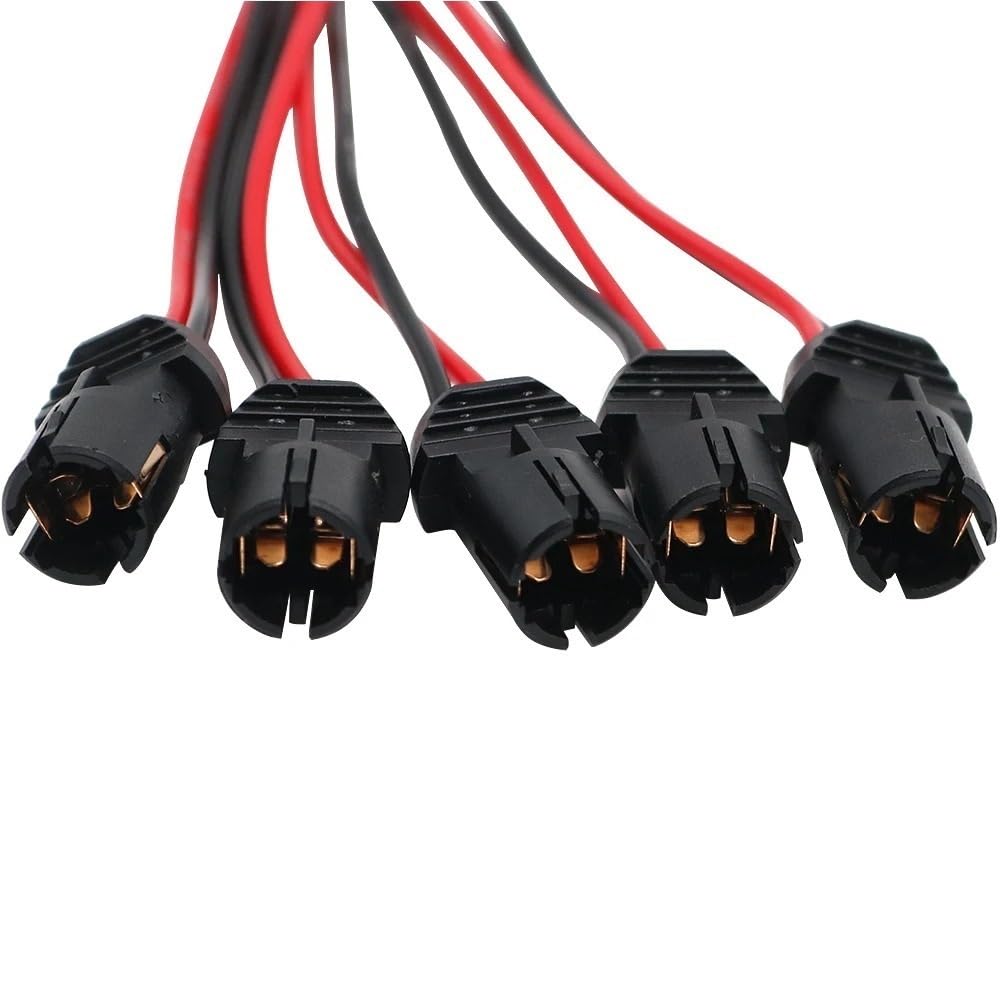 presa cablaggio auto Supporto Per Presa Lampadina | T10 W5W 194 168 Adattatore Connettore Cavo DC 12V Lampadine Cablaggio Ricambi Auto Di Ricambio(4pcs)