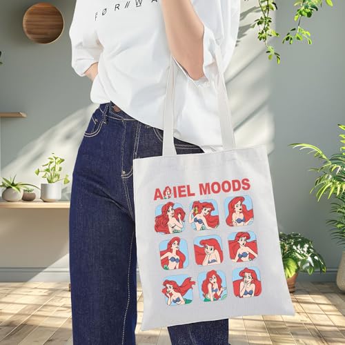 Bolsa tote sirena para fans y princesas miniatura 5