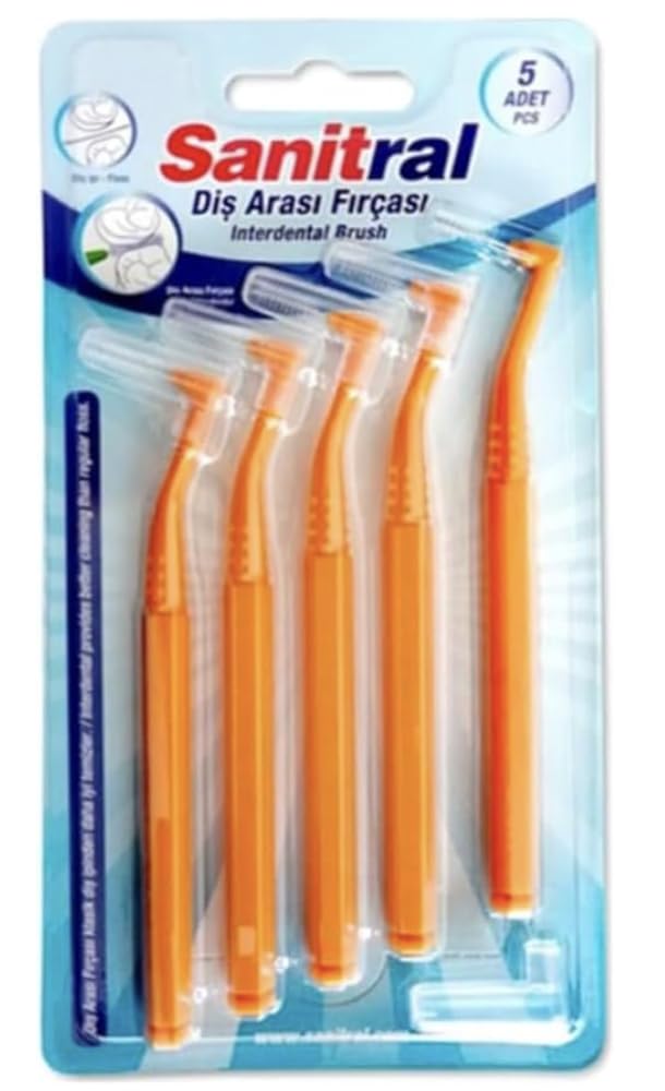 Sanitral Angle Interdental Brushes (1.2 mm, Size 7), Angled Toothbrush for Cleaning Teeth, Excellent Access Between Teeth - Image 4