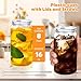 8pack Acrylic Mason Jars Cups with Lids and Straws,16 oz Clear Plastic Cups with Lids and Straws,Ice Coffee Cups,Shatterproof Drinking Tumblers for Smoothies,Cold Brew,Juice,Beer,Coffee,Milk,Tea