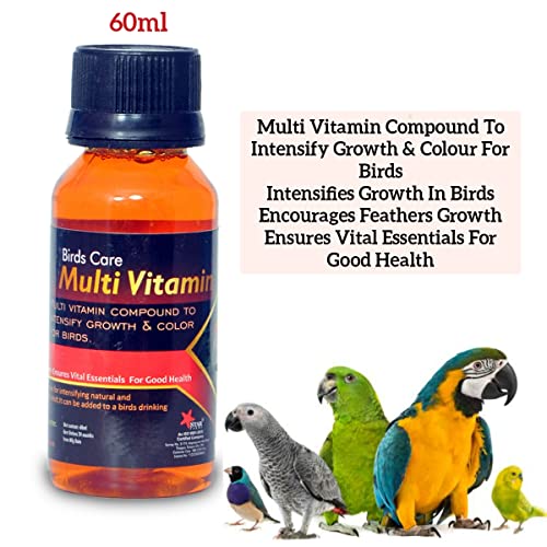 New-STAR-FARMS-Combo-of-2-Birds-Care-Yellow-60ml-Birds-Care-Multivitamin-60ml-Multivitamin-Compound-to-Intensify-Growth-Color-Or-Birds-Improve-Birds-Health-Brilliant-Color