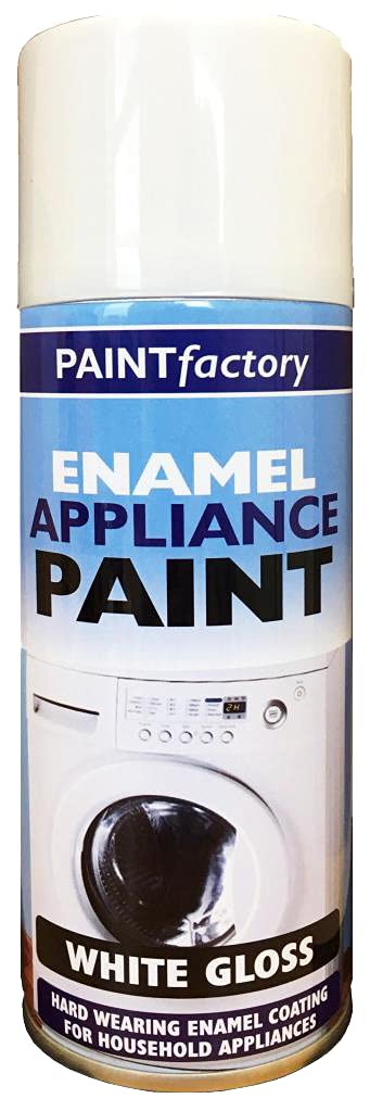 AlezyB - 1 x Enamel White Appliance 300ml Tough Stuff Hard Wearing Smooth Aerosol for Metal Wood Plastic