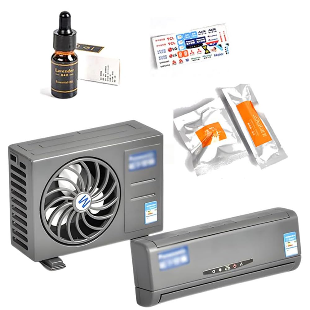 Car Air Freshener（2023 Latest Air Conditioner Appearance）Car Air Fresheners For Men 3 Flavors Flavor Orange Lavender Lemon Selection Vent Clips Air Freshener (Grey Lemon Flavor)